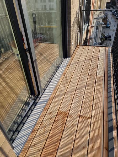 Holzbau im Außenbereich – Projektaufnahme 4 der Zimmerei Wiegandt in Leipzig