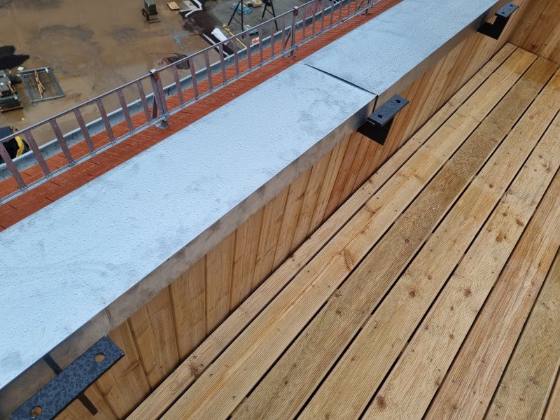 Holzbau im Außenbereich – Projektaufnahme 20 der Zimmerei Wiegandt in Leipzig